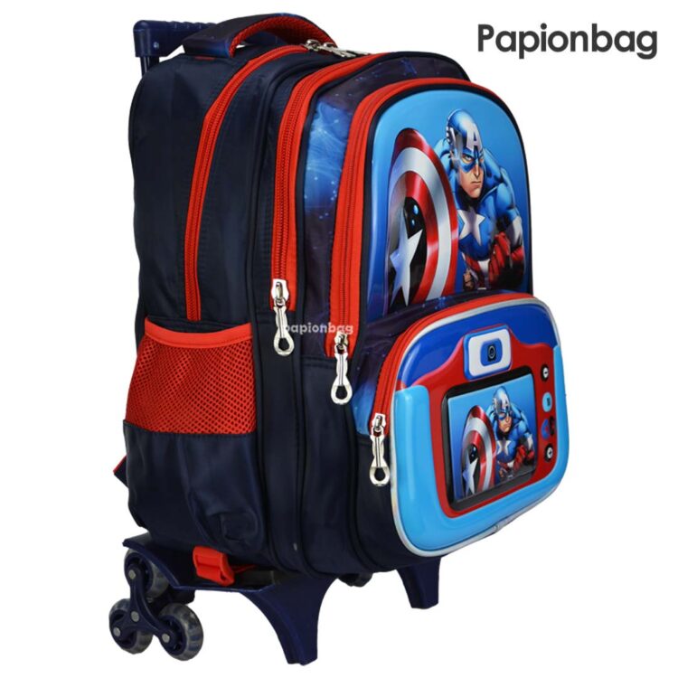 کیف مدرسه پسرانه وارداتی اعلاء کاپیتان آمریکایی (قهرمانان) کد484 - Image 12