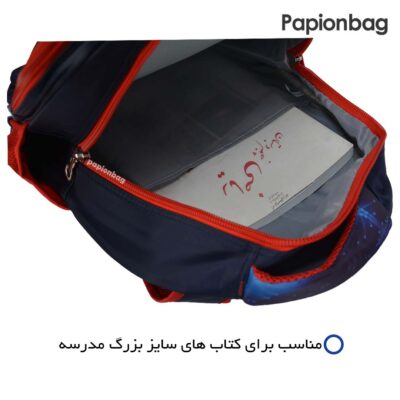 کیف مدرسه پسرانه اعلاء مردآهنی یا آیرونمن کد483 5 فضای داخلی کوله مدرسه کد 483 طرح آیرومن