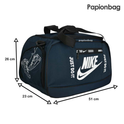 ساک ورزشی و باشگاهی nike کد593 دارای جای کفش 1 ابعاد ساک ورزشی کد 593