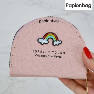 جاکارتی دخترانه طرح رنگین کمان کد577 9 Rainbow card holder577 6