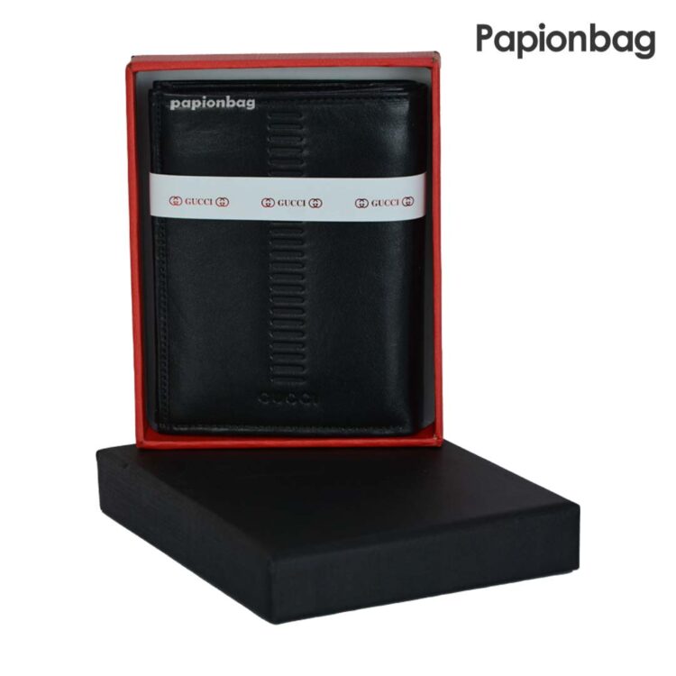 کیف پول مردانه چرم طبیعی گوچی کد663 - Image 3