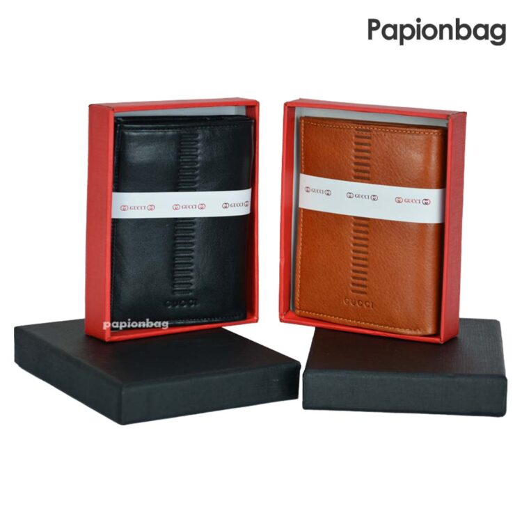 کیف پول مردانه چرم طبیعی گوچی کد663 - Image 7