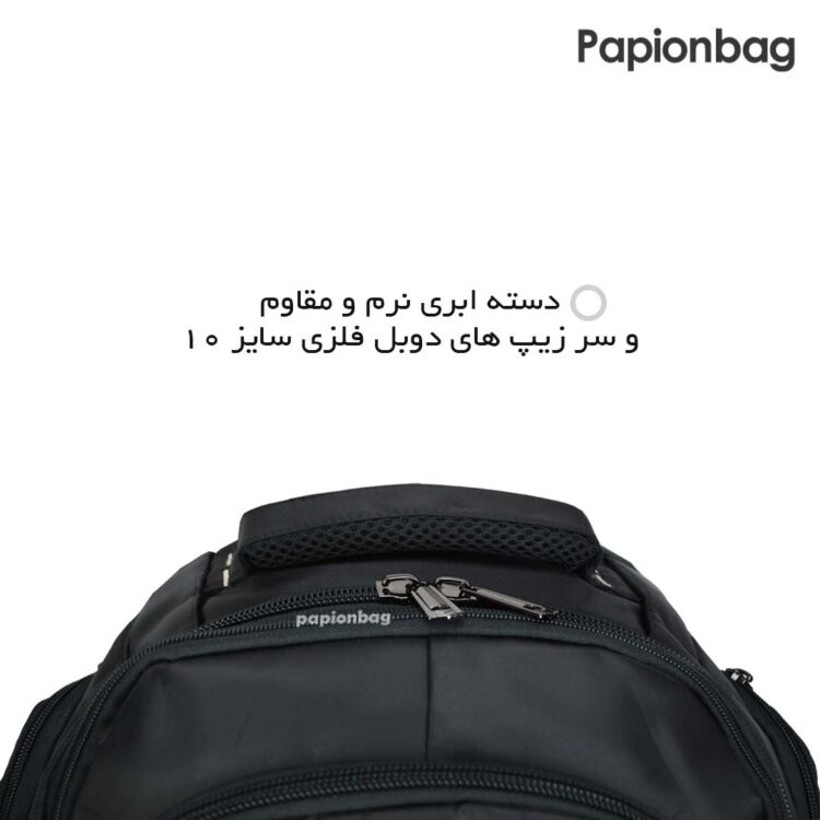 سر زیپ دوبل کوله پشتی لپ تاپ کد 621