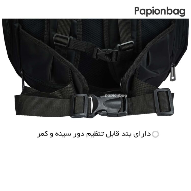 بند دور سینه و کمر کوله پشتی لپ تاپ کد 621