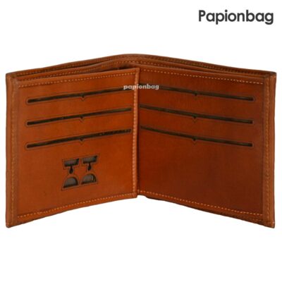 کیف پول و جاکارتی چرم طبیعی کد 658