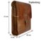 کیف دوشی چرم طبیعی برند چرمسال کد670 - Image 5