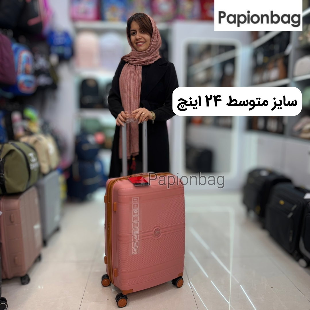 چمدان مسافرتی متوسط نشکن مونزا MONZA کد632