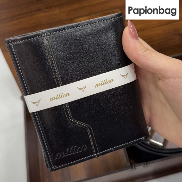ست کمربند و کیف پول مردانه چرم طبیعی کد730 - Image 14