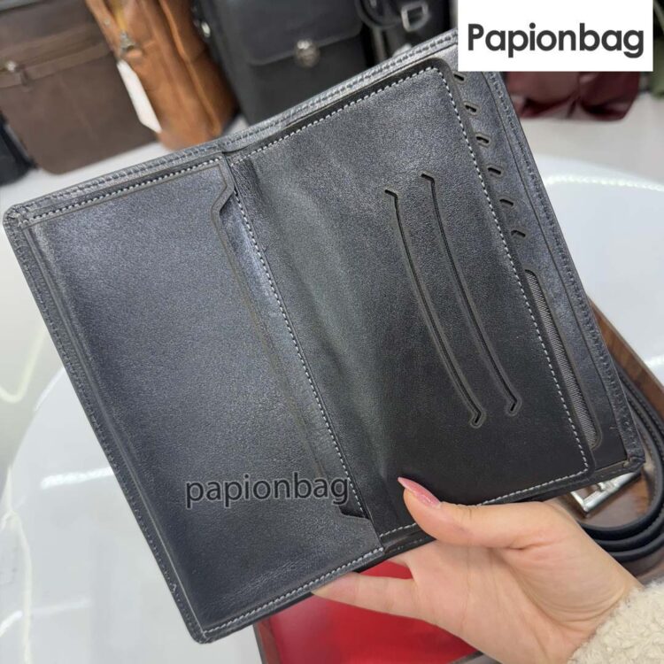 ست 3تیکه چرم طبیعی مردانه (کیف پول، کمربند، سرکلیدی) کد731 - Image 14