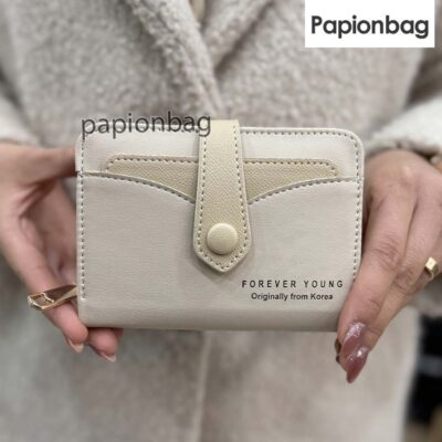 کیف پول و جاکارتی دخترانه زیبا کد718 8 کیف پول کد 718 رنگ کرمی