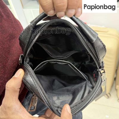 کیف دوشی چرم PU کیفیت اعلا ضد خش و ترک (مردانه و زنانه) کد737 1 فضای داخلی کیف کد 737