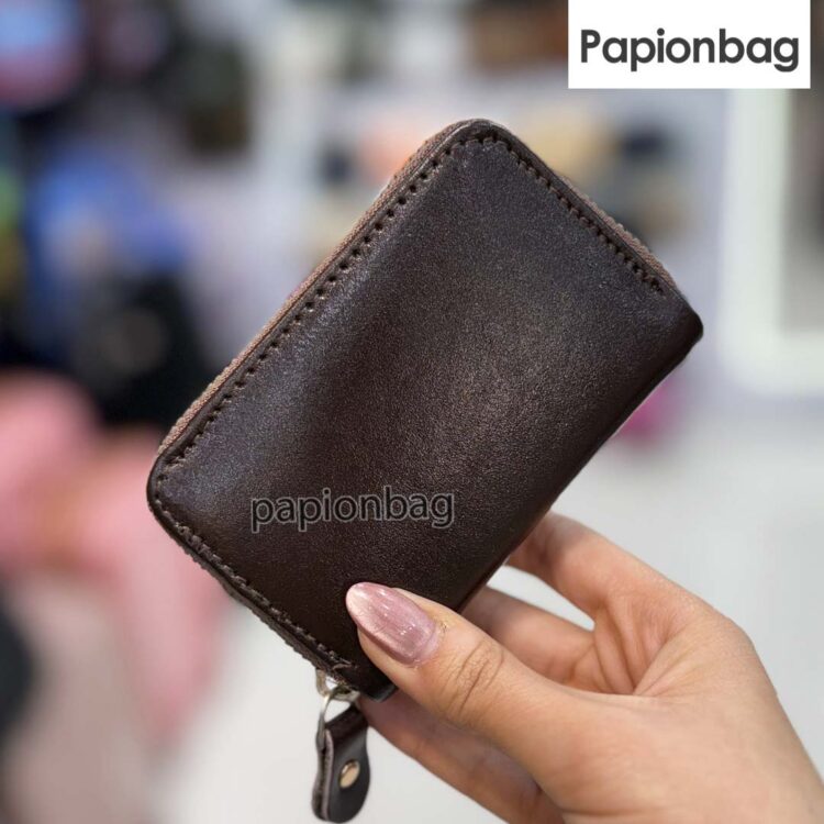 جاکارتی چرم طبیعی آکاردئونی دور زیپ کد 748 - Image 6