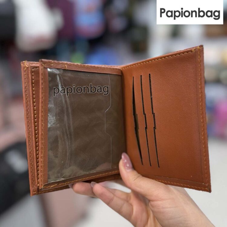 کیف پول جیبی مردانه تمام چرم مصنوعی کد 746 - Image 8
