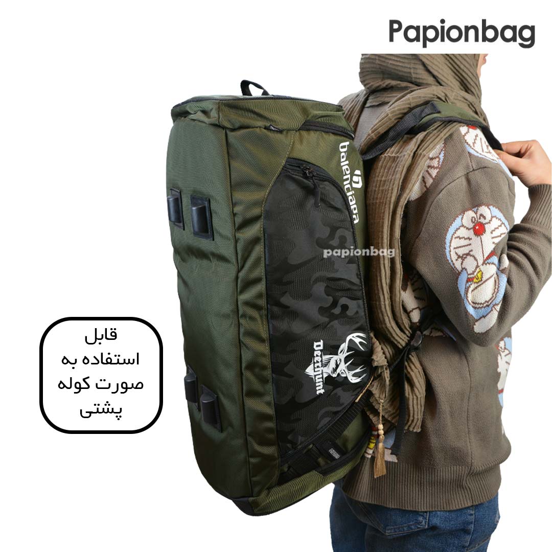 امکان حمل ساک ورزشی کد 815 به صورت کولی