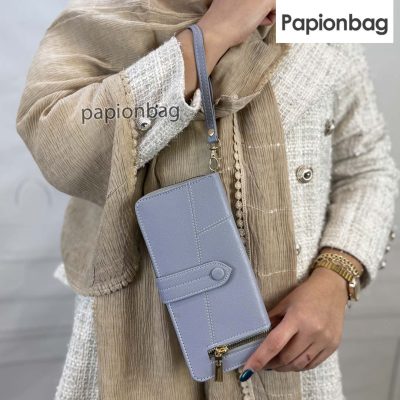 کیف پول زنانه شیک با بندمچی کد803