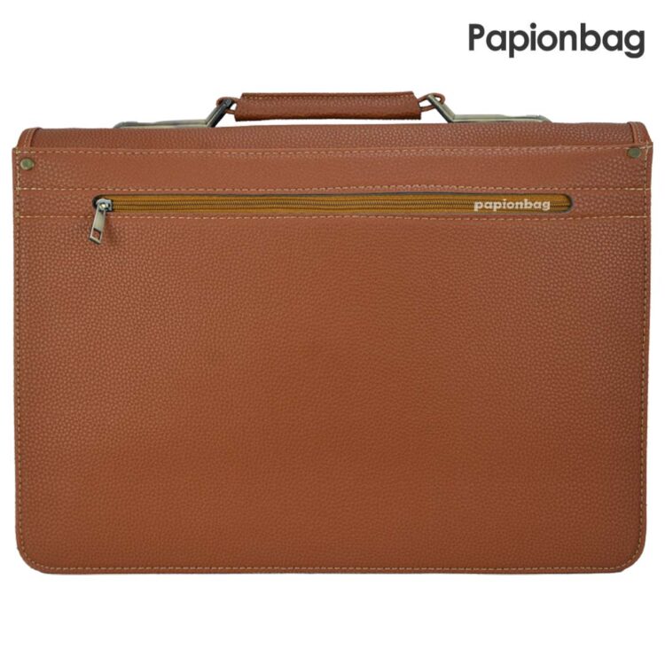 کیف اداری تمام چرم مصنوعی رمزدار 3 خانه (جادار) کد783 - Image 5