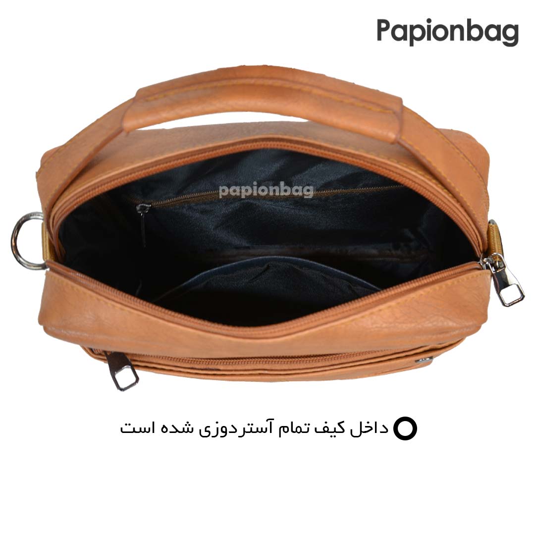 فضای داخلی کیف چرم کد 891