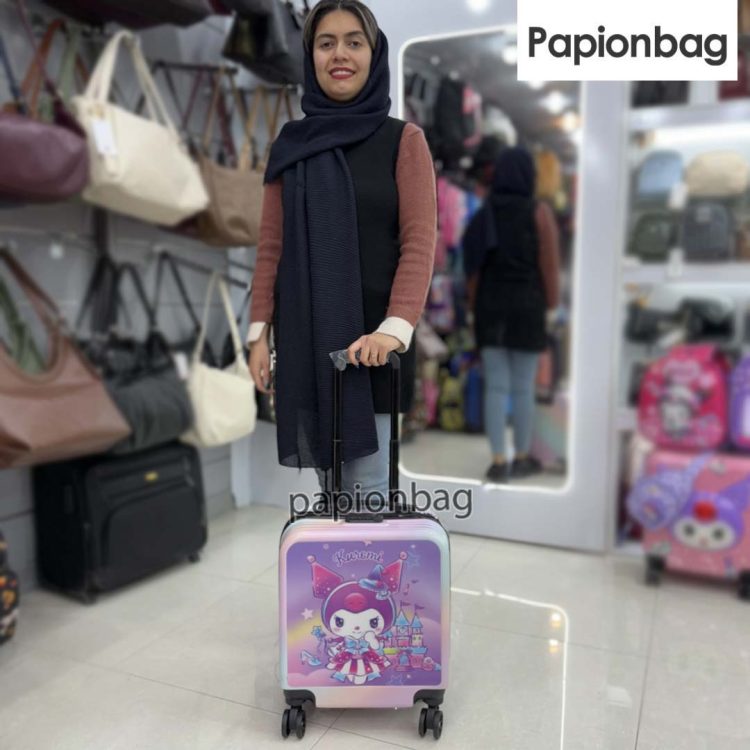 چمدان کرومی کودک فانتزی و وارداتی کد864 - Image 7