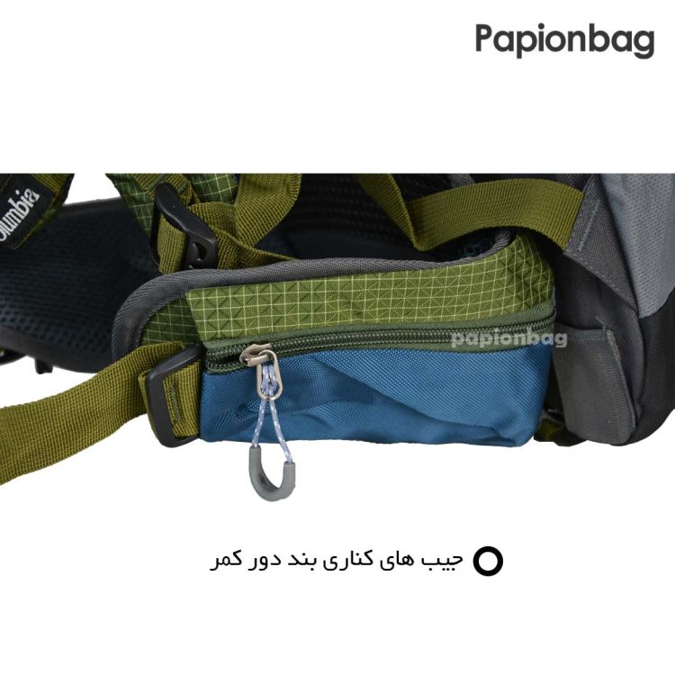 کوله کوهنوردی 50 لیتری فنردار حرفه ای وارداتی برند کلمبیا colombia کد872 - Image 5