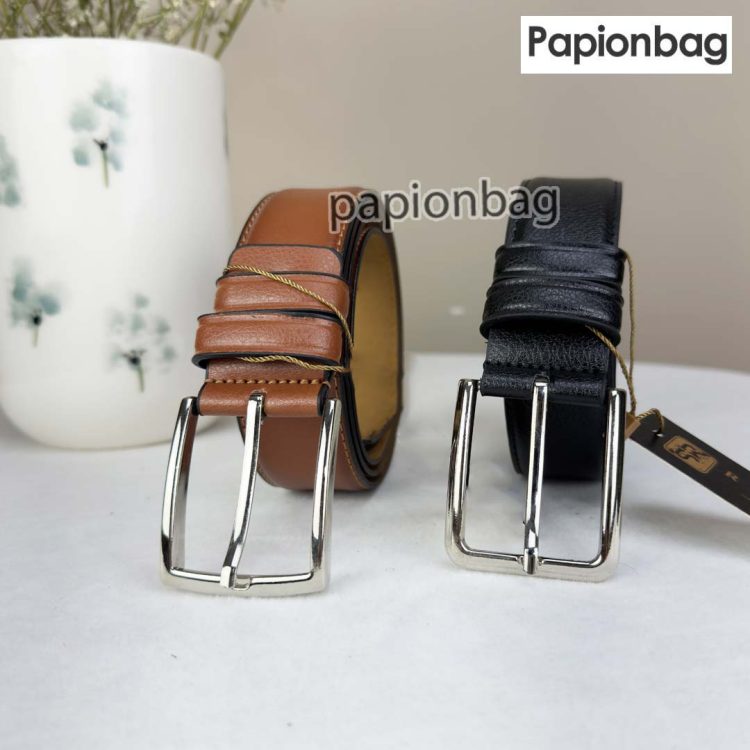 کمربند زبانه دار مردانه سگک کلاسیک چرم مصنوعی کد859 - Image 6