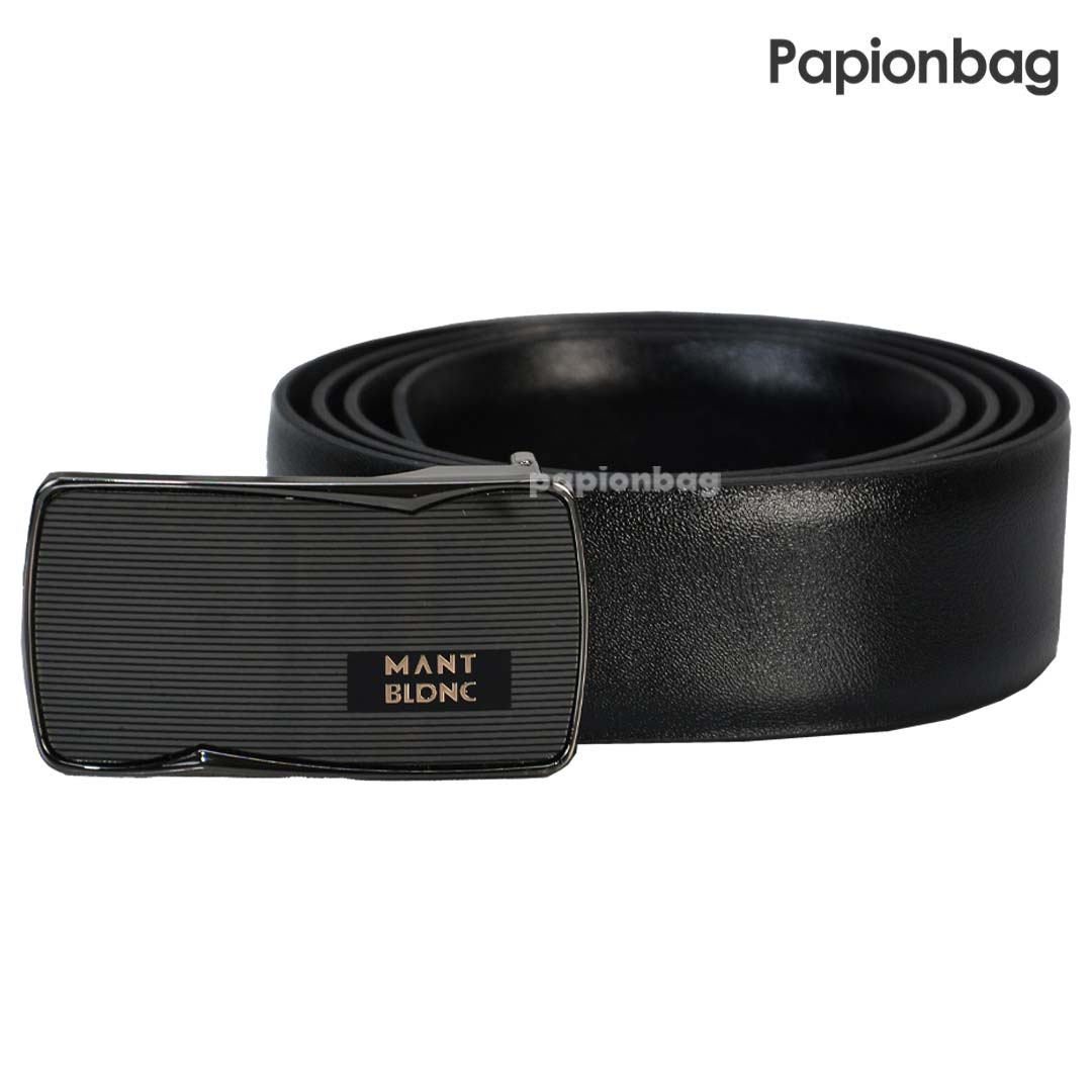 Mens leather belt with plaque buckle860 2