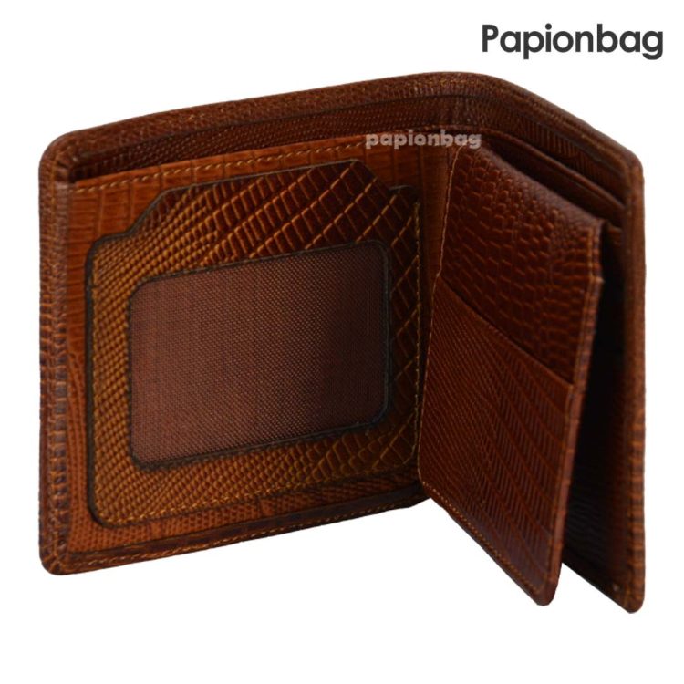 کیف پول مردانه چرم طبیعی با جعبه چوبی کادویی کد846 - Image 5