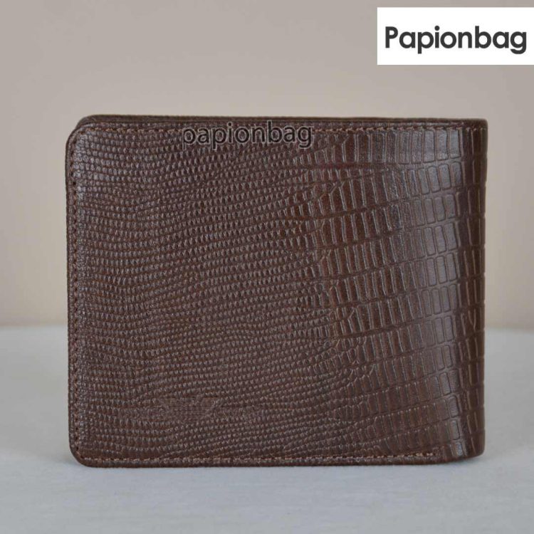 کیف پول مردانه چرم طبیعی با جعبه چوبی کادویی کد846 - Image 9