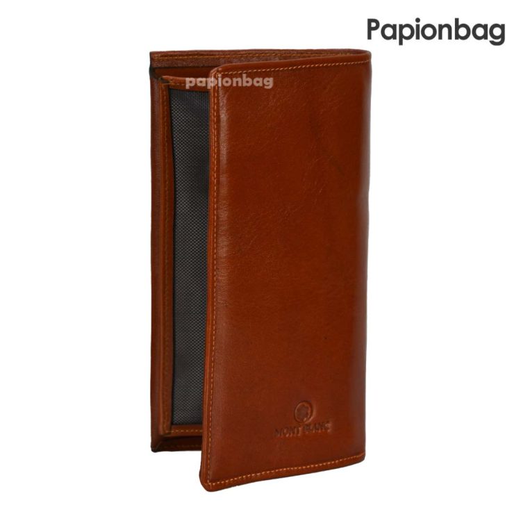 کیف پول چرم طبیعی اعلاء برند مونت بلانک(Mont Blanc) کد853 - Image 5