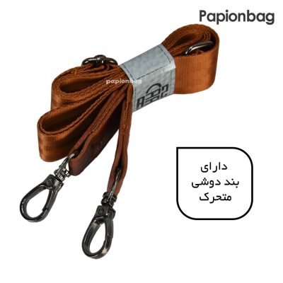 کیف دوشی چرم PU کیفیت اعلا ضد خش و ترک (مردانه و زنانه) کد833 2 بند شانه ای قابل تنظیم کیف آراز کد 833