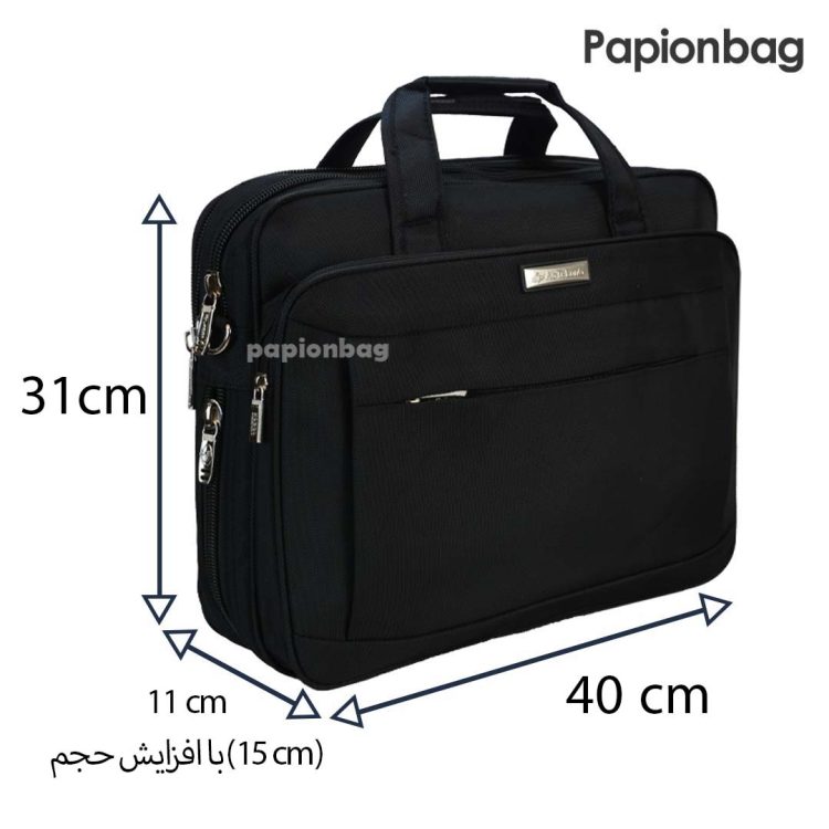 کیف اداری دانشجویی لپ تاپ برزنتی وارداتی کد830 - Image 3