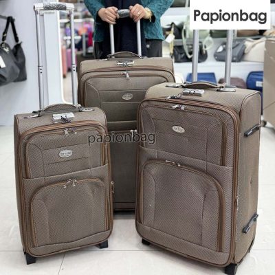 ست چمدان مسافرتی برزنتی 3تکه تاپ یورو TOP EURO کد865