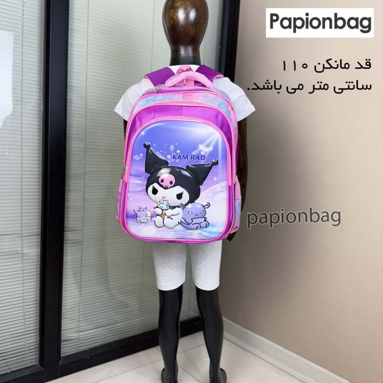 ست کیف مدرسه چرخدار کرومی، جامدادی، قمقمه، بادی بگ و کیف ظرف غذا - Image 18