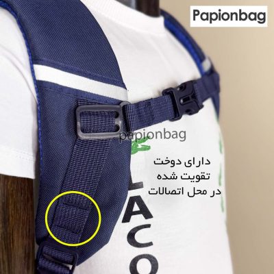 محل اتصالات دارای دوخت تقویت شده کیف مدرسه طرح فضانورد کد 899