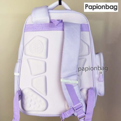 پشت کیف دارای ماساژور کیف مدرسه دخترانه طرح کرومی کد 903