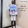 کیف مدرسه کرومی فضانورد دخترانه وارداتی کد893 - Image 2