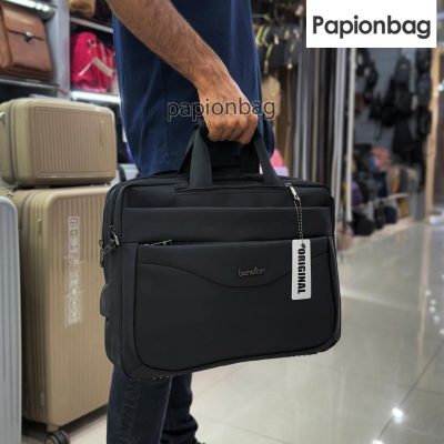 حمل به صورت دستی کیف لپتاپی بنتون کد 1017