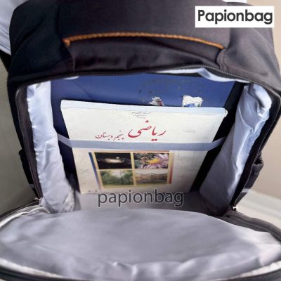 کیف مدرسه فضانورد فانتزی + آویز کد965 5 فضای داخلی کیف مدرسه فضاننورد کد 965