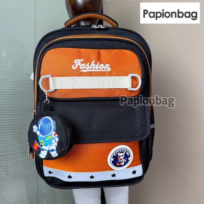 کیف مدرسه فضانورد وارداتی فانتزی + آویز کد965