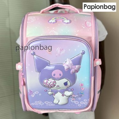 کیف مدرسه صندوقی کرومی وارداتی خاص کد962