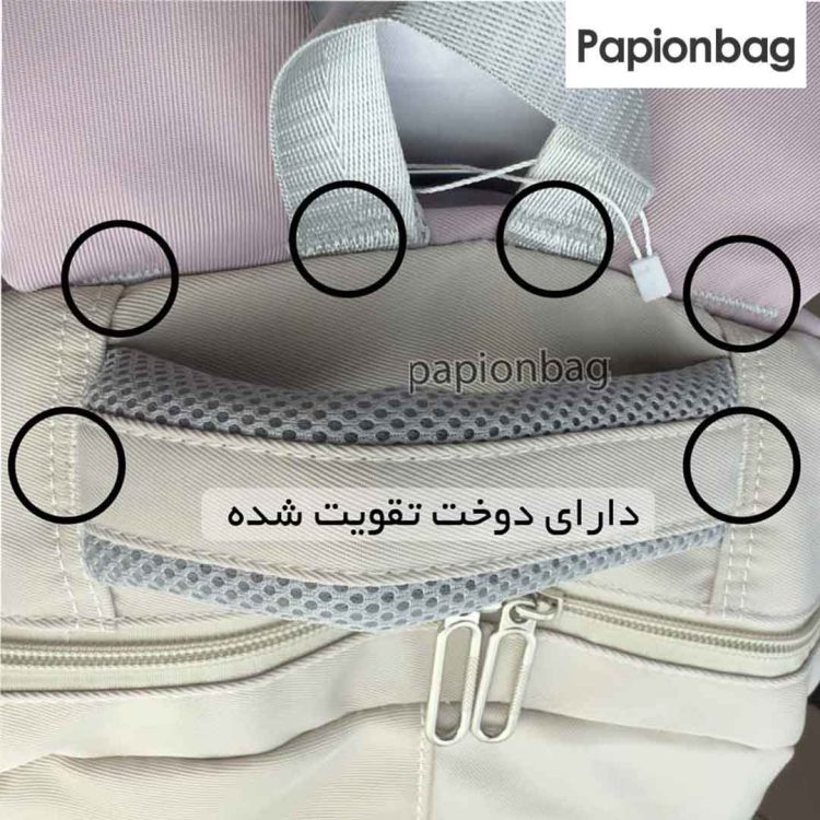 کوله پشتی فانتزی وارداتی+ آویز کد1008 - Image 2