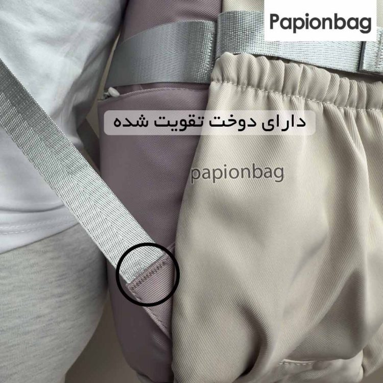 کوله پشتی فانتزی وارداتی+ آویز کد1008 - Image 3