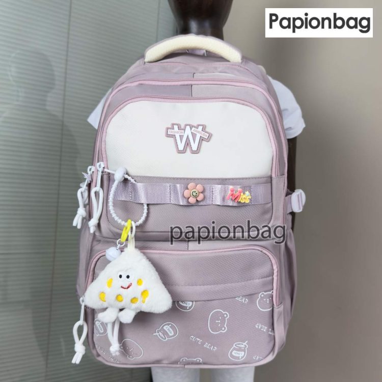 کیف مدرسه فانتزی وارداتی+ آویز کد989 - Image 4
