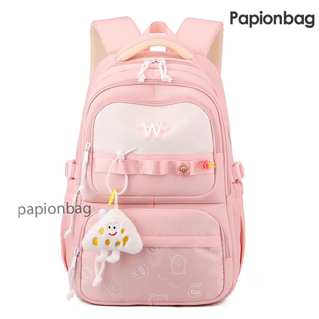 Imported fancy school bag + pendant989 (91) کیف مدرسه فانتزی وارداتی+ آویز کد989 - Image 1