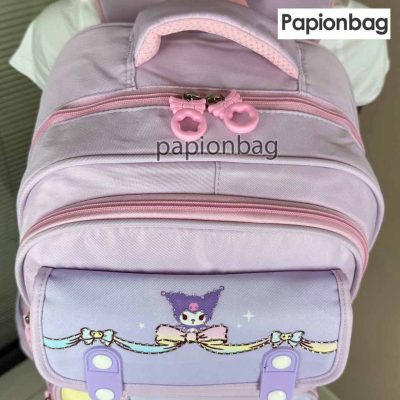 کیف مدرسه کرومی و ملودی نگین دار اعلاء کد961 10 سرزیپ دوبل کیف کزومی و ملودی دخترانه نگین دار کد 961