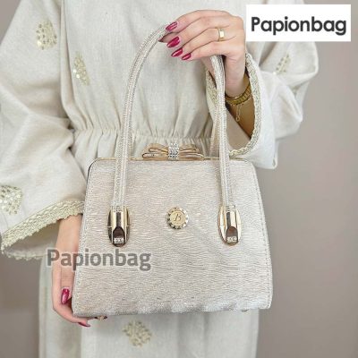 رنگ طلایی کیف مجلسی زنانه کد 999