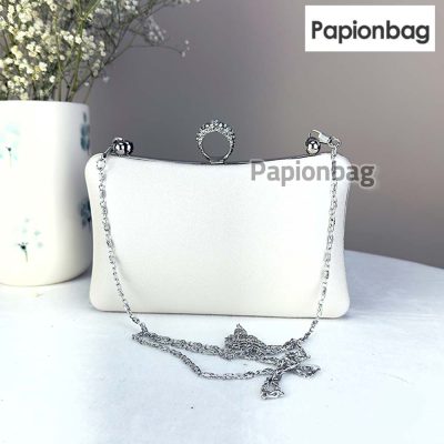 کیف مجلسی و عروس بند زنجیری مدل انگشتری کد1000 3 بند زنجیری کیف مجلسی زنانه کد 1000