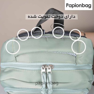 دوخت تقویت شده در کیف مدرسه کد 1055