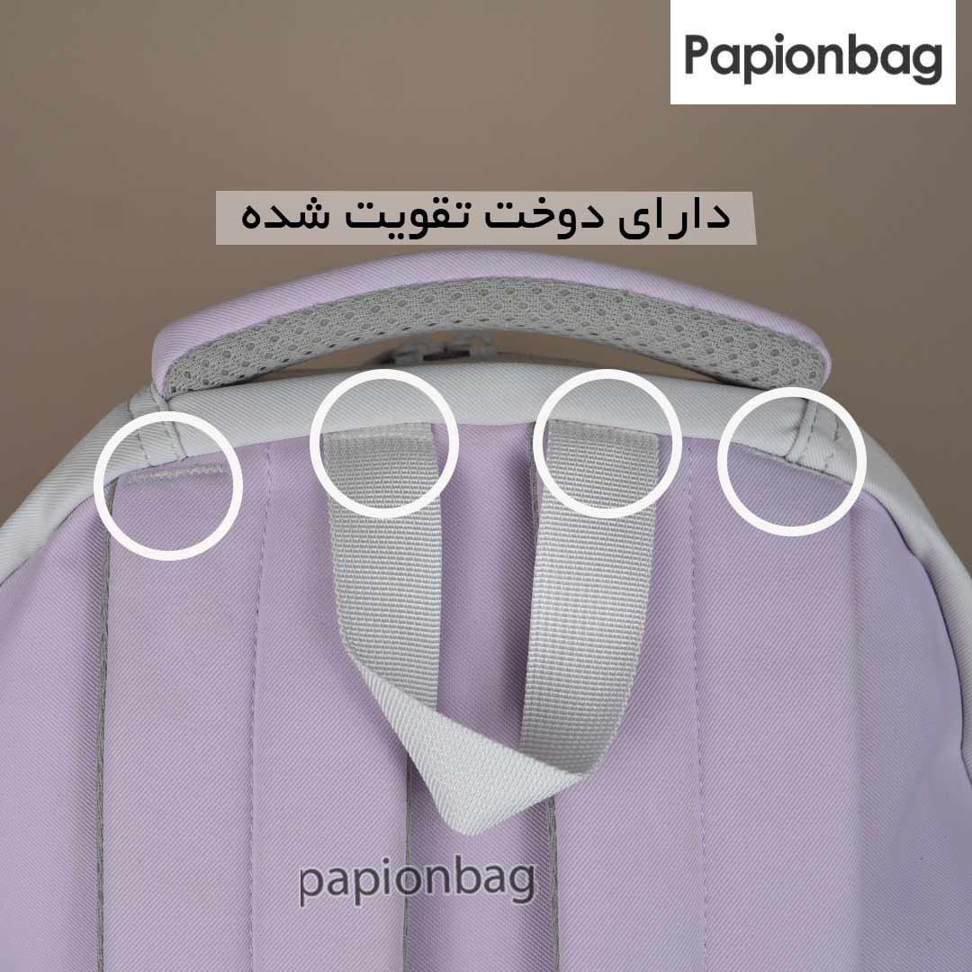 دوخت تقویت شده در کوله فانتزی مدرسه کد 1062