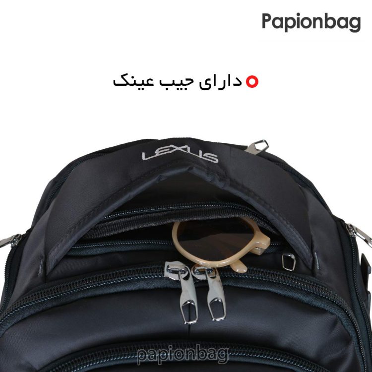 جیب مخصوص عینک کوله پشتی لپتاپی لکسوس کد 1099