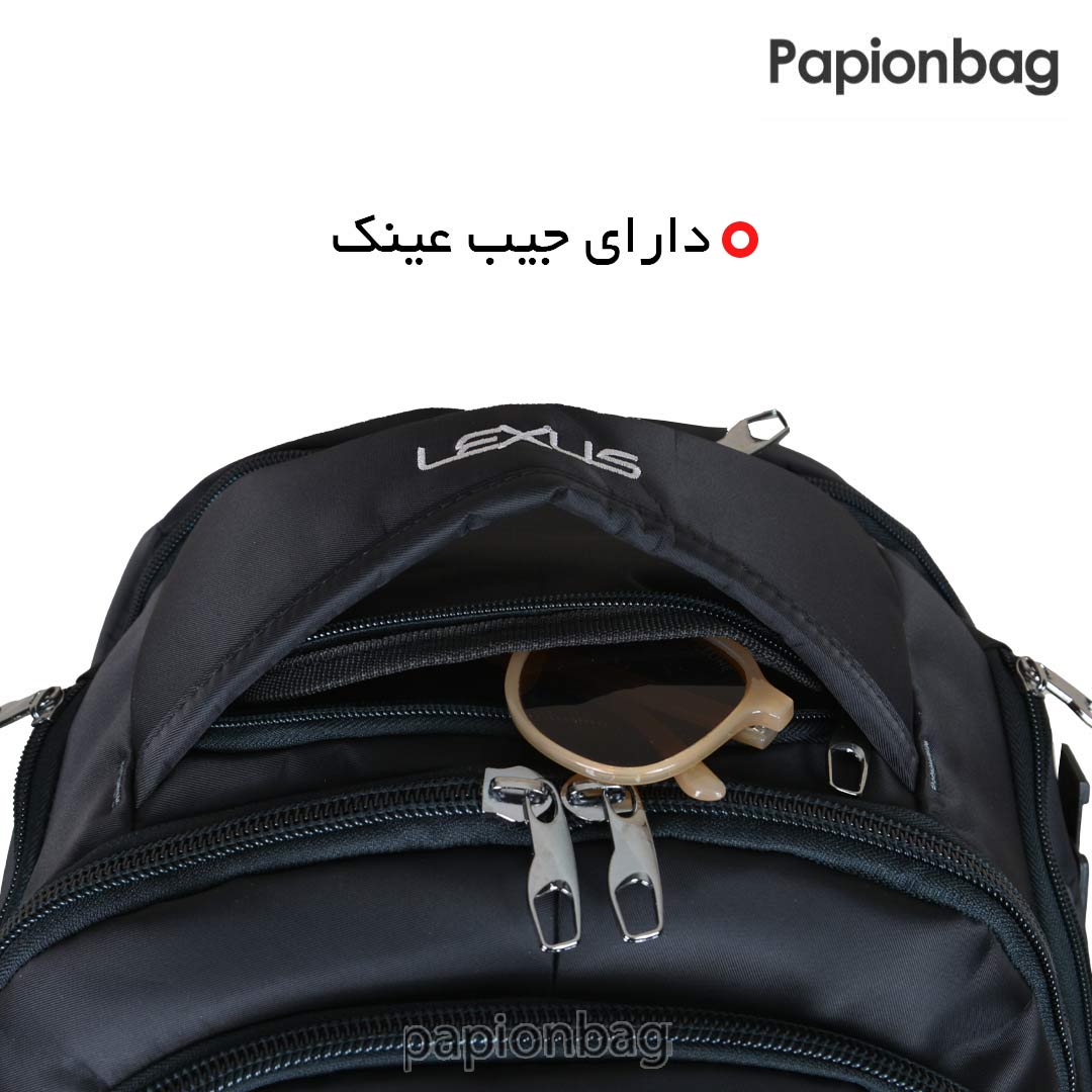 جیب مخصوص عینک کوله پشتی لپتاپی لکسوس کد 1099